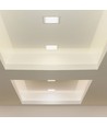 Outlet: V-Tac 12W LED panel downlight - Hull: 15,5 x 15,5 cm, Mål: 17 x 17 cm, 230V