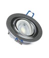 Downlight kit uten lyskilde - Hull: Ø7,5 cm, Mål: Ø9,1 cm, børstet aluminium, velg MR16 eller GU10 fatning