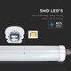 V-Tac vanntett 18W komplett LED armatur - 60 cm, IP65, 230V
