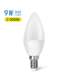 Outlet: Aigostar LED-lampe, A5 C37 - 9W, E14 sokkel, 3000K, Varmt Hvitt Lys, Sett med 5 stykker