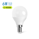 Outlet: Aigostar LED-lampe A5 G45 6W, E14 sokkel - 4000K, 500lm, erstatter 42W, sett med 5 stykker.