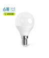 Outlet: Aigostar LED-lampe A5 G45 6W, E14 sokkel - 4000K, 500lm, erstatter 42W, sett med 5 stykker.