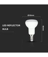 V-Tac 4,8W LED spot - Samsung LED chip, R50, E14