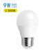 Outlet: LED A5 G45 - Stor spredning - E27, 9W, 3000K