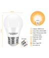 Outlet: LED A5 G45 - Stor spredning - E27, 9W, 3000K