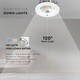 Outlet: V-Tac 10W LED downlight - Hull: Ø12 cm, Mål: Ø13,5 cm, 230V