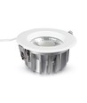 Outlet: V-Tac 10W LED downlight - Hull: Ø12 cm, Mål: Ø13,5 cm, 230V