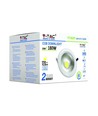 Outlet: V-Tac 20W LED downlight - Hull: Ø16,7 cm, Mål: Ø18 cm, 230V