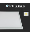 Outlet: 60x60 LED-panel, 32W - 120lm/W, hvit kant