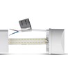 V-Tac 50W slim LED armatur - Samsung LED chip, 150 cm, 230V