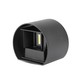 V-Tac 5W LED svart vegglampe - Rund, justerbar spredning, IP65 utendørs, 230V, inkl. lyskilde