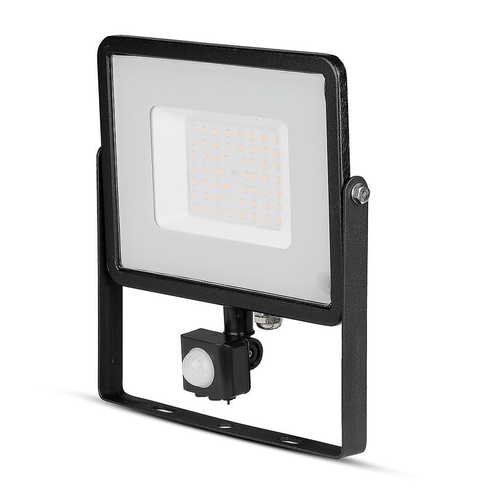 V-Tac 50W Lyskaster med sensor - SMD, Samsung LED chip