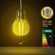 Outlet: LED Filament pære G45 E27 4W 2700K Klar