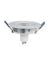 Downlight kit uten lyskilde - Hull: Ø7,5 cm, Mål: Ø9,1 cm, matt hvit, velg MR16 eller GU10 fatning