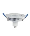 MR16 eller GU10 Downlight-sett, uten lyskilde, matthvit, hull: Ø7,5 cm, mål: Ø9,1 cm