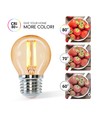 Outlet: LED Filament pære G45 E27 6W - 2200K Ravgul