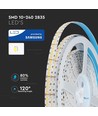 V-Tac 18W/m LED strip RA95 - Samsung LED chips, 10m, 24V, IP20, 240 LED per meter