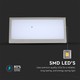 V-Tac 20W LED vegglampe - Grå, IP65 utendørs, 230V, inkl. lyskilde
