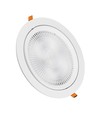 30W Ø22,5cm LED spotlight - Hull: Ø19,5 cm, Mål: Ø22,5 cm, 3 cm høy, Samsung LED chip
