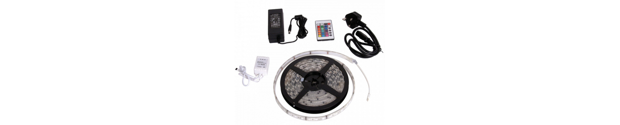 RGB LED strip 12V/24V IP68 (Vanntett)