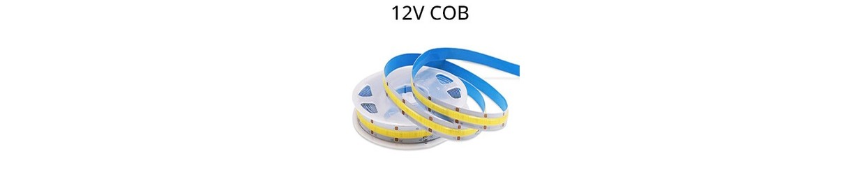 Enkeltfarget LED strip 12V COB