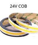 Enkeltfarget LED strip 24V COB