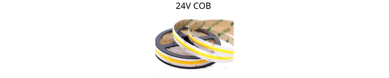 Ensfarget LED Strips 24V COB