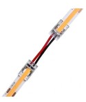 Ensfarget COB LED Strip Tilbehør 12V/24V