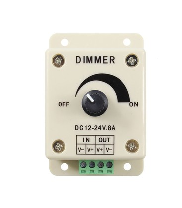Kompakt dimmer-kontroller for 12V og 24V LED-systemer