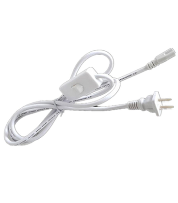 100 cm kabel med bryter og støpsel for enkel tilkobling til stikkontakt.