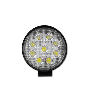 Kraftig 27W LED arbeidslampe med kaldt hvitt lys for maksimal kontrast utendørs.
